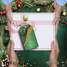 Glam Dourado Brilho Metálico Verde Festivo