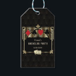Etiqueta Para Presente Glam Las Vegas Casino Royale Festa de Solteiro<br><div class="desc">Design Royal, Vintage de cartão inspirado no Grande Gatsby e em Cassinos. Apresenta um estilo Grande Gatsby, forma Art Déco do velho Hollywood dos anos 20, faux flor-de-lis dourado real, fontes vintage, assim como naipes de cartas com bordas douradas. Utilize a ferramenta Personalizar para adicionar suas informações. Para mais, visite...</div>
