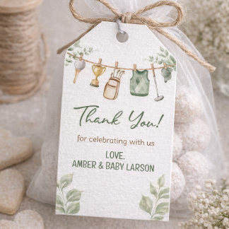 Etiqueta Para Presente Golf Baby Shower Invitation | New to the Club Baby