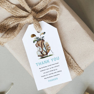 Etiqueta Para Presente Golf Partee Adulto Aniversário