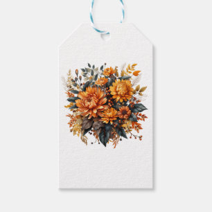 Etiqueta Para Presente Gorgeed Fall Floral