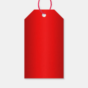 Etiqueta Para Presente Gradiente Vermelho Elegante para Preto