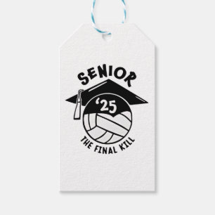 Etiqueta Para Presente Graduação de Voleibol do mais velho 2025