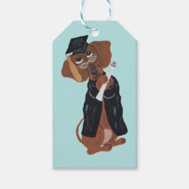 Etiqueta Para Presente Graduado Dachshund
