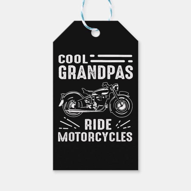 Etiqueta Para Presente Grand Padre Biker (Frente)