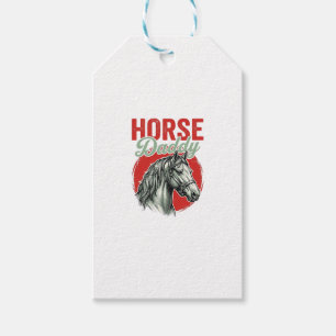 Etiqueta Para Presente Graveação Vintage Cavalo Papai