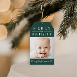 Etiqueta Para Presente Green Christmas Gift Tag