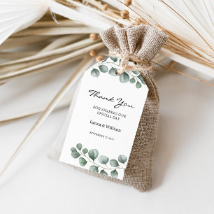 Etiqueta Para Presente Greenery Eucalyptus Wedding Favor