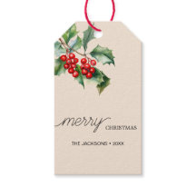 Greenery Red Berries Holiday