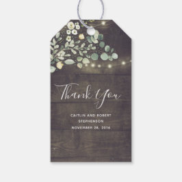 Etiqueta Para Presente Greenery Rustic Country Favor Obrigado