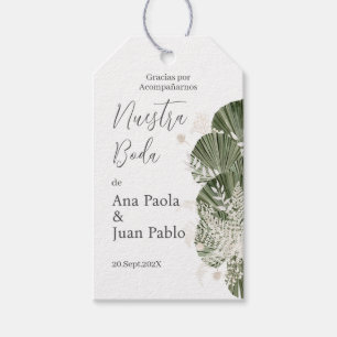 Etiqueta Para Presente Greenery Wedding