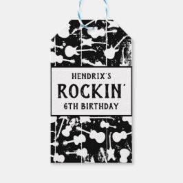 Etiqueta Para Presente Guardanapos para Festa de Aniversário de Guitarra