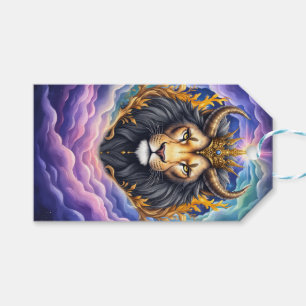 Etiqueta Para Presente Guardiões ao Luar – Leão Cósmico.