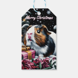 Etiqueta Para Presente Guiné Pig Christmas
