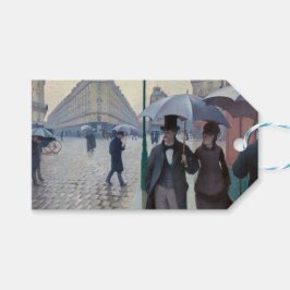 Etiqueta Para Presente Gustave Caillebotte - Rua de Paris; Dia Chuvoso