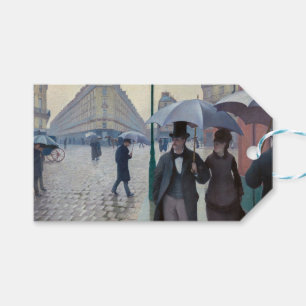 Etiqueta Para Presente Gustave Caillebotte - Rua de Paris; Dia Chuvoso