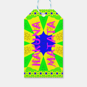 Etiqueta Para Presente Hakuna Matata Belo Design Incrível Colo