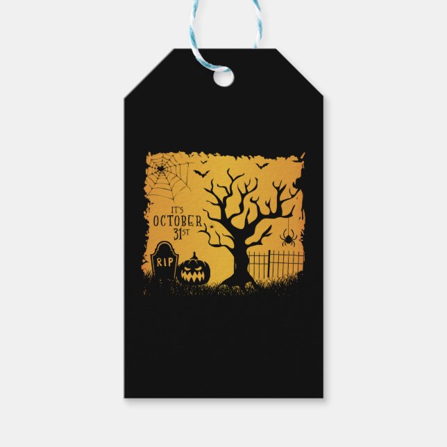 Etiqueta Para Presente Halloween (Frente)