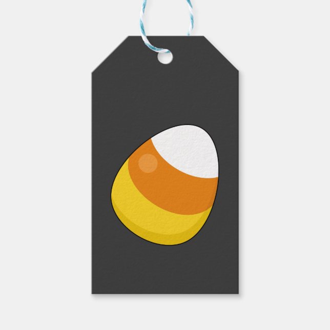 Etiqueta Para Presente Halloween Candy Corn (Frente)