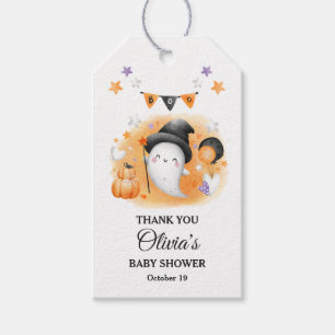 Etiqueta Para Presente Halloween Chá de fraldas Favor Tag A Little Boo Bo