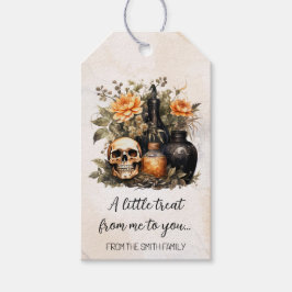 Etiqueta Para Presente Halloween de Vintage Personalizado