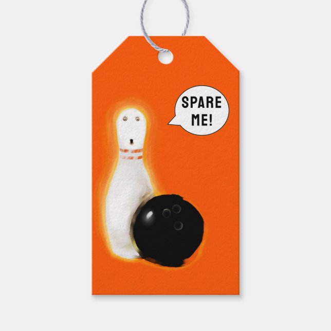 Etiqueta Para Presente Halloween Divertido (Frente)