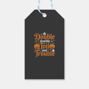 Etiqueta Para Presente Halloween Duplo Dupla Agitação e Problema_1