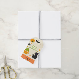 Etiqueta Para Presente Halloween Editável – Festa do Monstrinho -