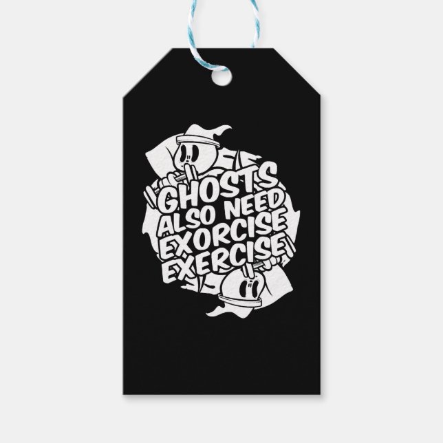 Etiqueta Para Presente Halloween Engraçado (Frente)