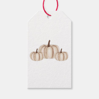 Etiqueta Para Presente Halloween Gift Tag with Pumpkin Illustration