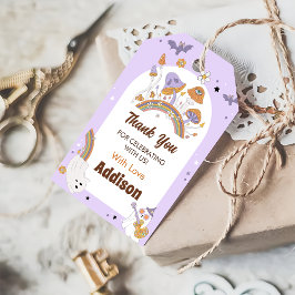 Etiqueta Para Presente Halloween Spooky Groovy Cute Ghost Birthday