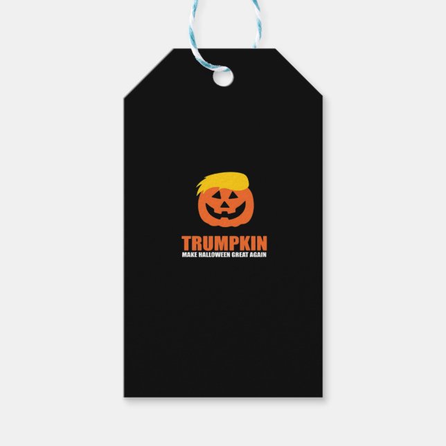 Etiqueta Para Presente Halloween Trumpkin V2 (Frente)