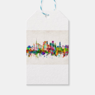 Etiqueta Para Presente Hamburg Germany Skyline