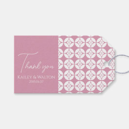 Etiqueta Para Presente Hanabishi Shippo padrão de KIMONO japonês