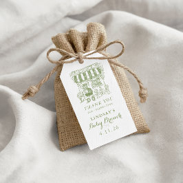 Etiqueta Para Presente Hand Drawn Cafe Bebe Baby Brunch