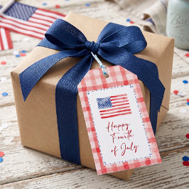 Etiqueta Para Presente Happy 4th of July Gift Tags