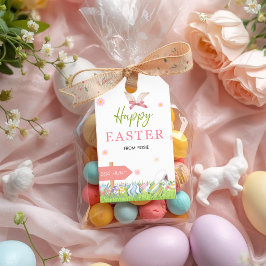 Etiqueta Para Presente Happy Easter Bunny Gift Tags | Egg Hunt Treat Tags