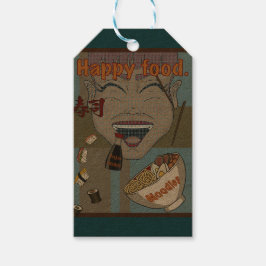 Etiqueta Para Presente Happy food