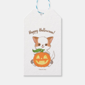 Etiqueta Para Presente Happy Halloween! Mochi and Jack o'lantern Favor Ba