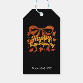 Etiqueta Para Presente Happy Thanksgiving gift 