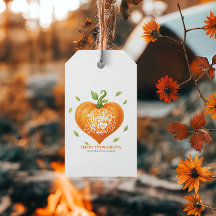 Happy Thanksgiving Thankful Heart Pumpkin 