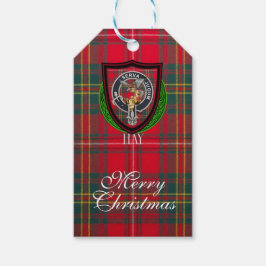 Etiqueta Para Presente Hay Scottish Clan Tartan & Brasão
