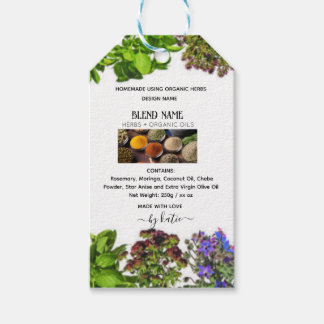 Etiqueta Para Presente Herbal Blend Tag