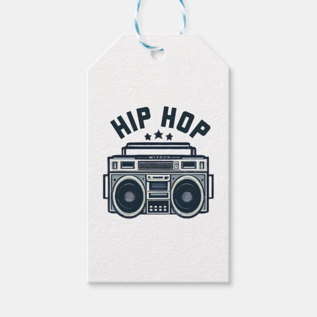 Etiqueta Para Presente Hip hop (Frente)