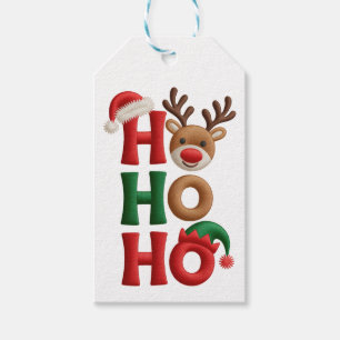 Etiqueta Para Presente Ho Ho Ho Feliz Natal