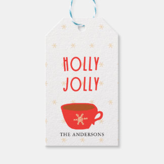 Etiqueta Para Presente Holly Jolly Christmas Gift Tag