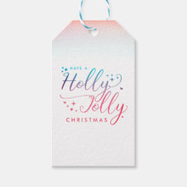 Etiqueta Para Presente Holly Jolly etiqueta de presente de Natal