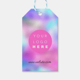 Etiqueta Para Presente Holografo de descrição do produto de logotipo da