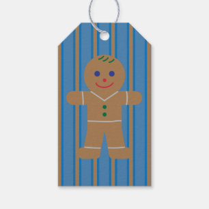 Etiqueta Para Presente Homem de Biscoito