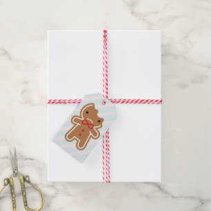 Etiqueta Para Presente Homem Triste De Gingerbread Kawaii